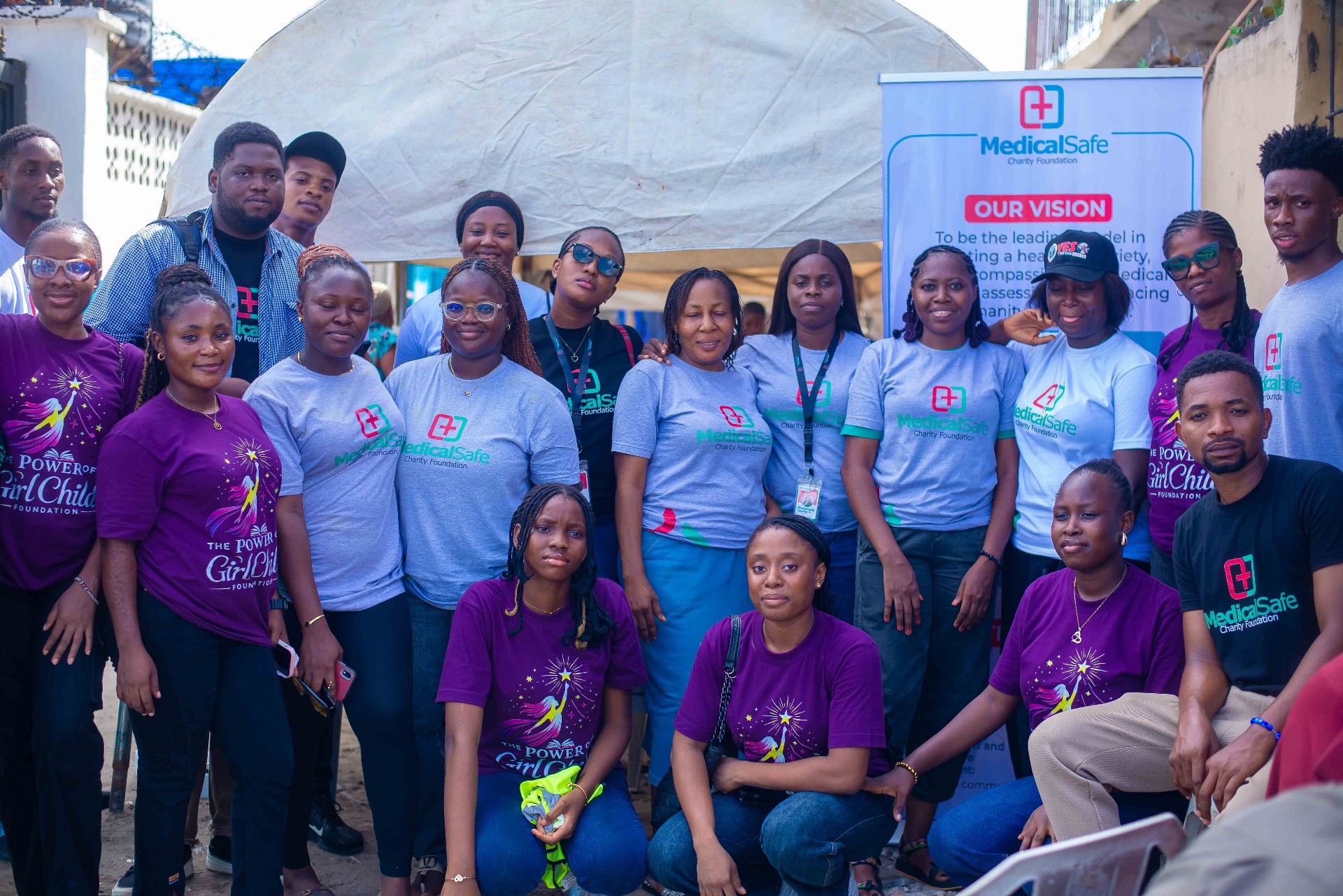 MSCF and partner volunteers group photo